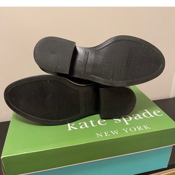 KATE SPADE NEW YORK Womens Black Bow Accent Stretch Gore Waterproof sz 8, New! - Picture 3 of 6